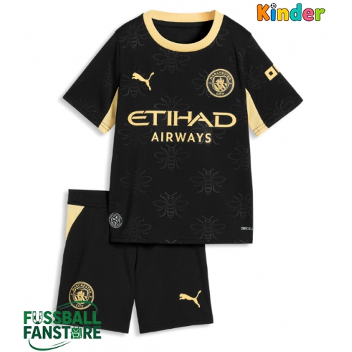 Manchester City Phil Foden #47 Replik Auswärtstrikot Kinder 2026-27 Kurzarm (+ Kurze Hosen)
